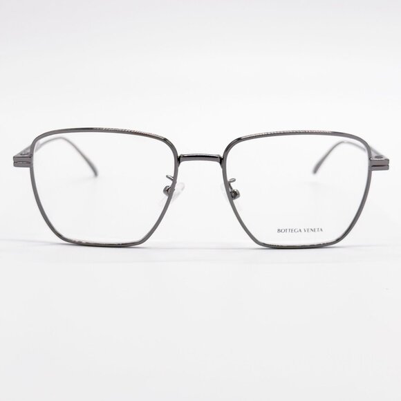 NEW BOTTEGA VENETA EYEGLASSES BV1015O 003 SILVER UNISEX EYEWEAR BOTTEGA VENETA - Picture 3 of 10